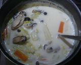 ぷりっぷり♪牡蠣と白菜のミルクスープ作り方6写真