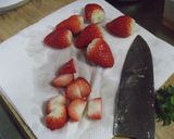 アイスでリース♪作り方1写真