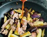 豚肉とナスで\夏のちょい辛!にんにく飯/作り方8写真