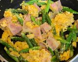 お弁当に♪アスパラ卵マヨ炒め作り方7写真