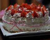 イチゴ♪リボン♪デコレーションケーキ作り方5写真