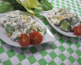 はんぺんと豆腐のサラダ作り方5写真