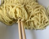 簡単　たらこ油そば作り方6写真