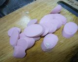 おさかなソーセージのキャべチー炒め作り方1写真