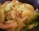ほうれん草ポテトのあっさり煮作り方4写真