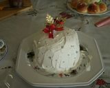超簡単　アイスクリームのクリスマスケーキ作り方5写真