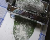 クリスマスのほうれん草手打ちパスタ作り方10写真