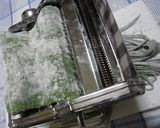 クリスマスのほうれん草手打ちパスタ作り方11写真