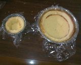 雪だるまのドームケーキ作り方2写真