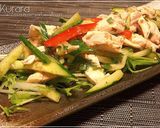 鶏ささみの梅肉和え作り方4写真