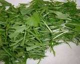 ツナ缶まるごと♪水菜サラダ作り方1写真