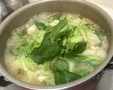 継ぎ足し白菜と白ねぎの味噌汁作り方7写真