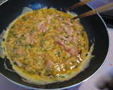 母の味★ねぎベーコンのとろりんたまご焼き作り方4写真