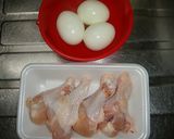 手羽先とゆで卵の酢煮作り方1写真