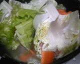 春キャベツとひき肉のミルフィーユスープ作り方5写真