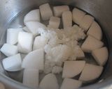 めんつゆで☆イカ大根作り方1写真