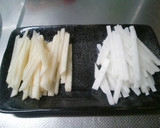 バルサミコｄｅ～豚の梨巻き照焼き風作り方1写真