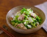 レンジで★白菜と豚こま肉の旨塩蒸し作り方7写真