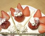 でこるだけークリスマス風ショートケーキ★作り方8写真