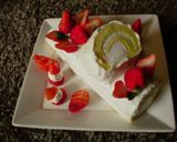 X'mas♪白いブッシュドノエル作り方3写真