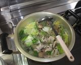 簡単✿あったか✿キムチの味噌汁作り方4写真