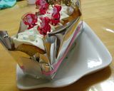 クリスマスロールケーキ27cm×20cm作り方10写真