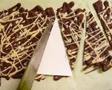 チョコババロアに雪景色なチョコツリー☆彡作り方9写真