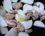鶏せせりとかぶのオイスターソース炒め作り方4写真