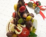 チョコババロアに雪景色なチョコツリー☆彡作り方12写真