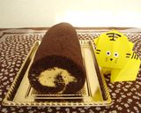 南瓜とココアのロールケーキ作り方8写真
