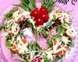 カラフルマヨＤＥクリスマスリースサラダ作り方8写真
