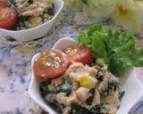 ヘルシー♬わかめ入りおから&豆腐サラダ作り方4写真