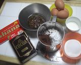 板チョコシフォン生地で子供とデコ作り方2写真