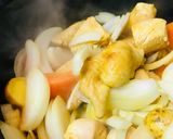バーモントカレー超甘口●玉子チキンカレー作り方2写真