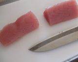 大葉にんにく醤油でマグロカツ。作り方2写真