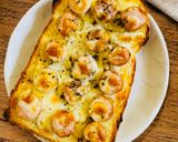 朝食ランチ♡粒マスタードウインナーチーズトースト作り方5写真