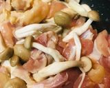 鶏肉とキノコのおろしあえ作り方1写真
