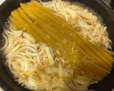 簡単!鮭ほぐしと玉ねぎのクリーミーパスタ作り方3写真