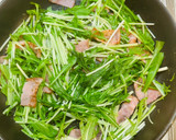 旨甘☆水菜と卵の炒め物作り方4写真