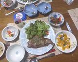 肉汁たっぷりの柔らかい✨ステーキ✨☺⛄作り方60写真