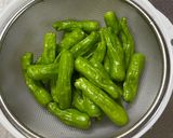ししとうの天つゆ漬け作り方1写真