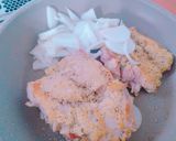 ＊新玉ねぎと豆苗の和風チキンステーキ＊作り方4写真