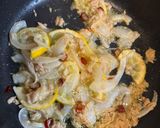 ツナとたまねぎのレモンペペロンチーノ🍋🍝作り方4写真