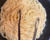 ツナと大葉の和風パスタ作り方4写真