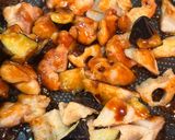 鶏肉とナスとれんこんの甘酢あん炒め作り方6写真
