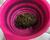 がごめ昆布と干ししいたけと炒りごまの佃煮作り方1写真