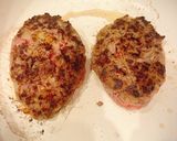 簡単♡松屋のうまトマハンバーグ風作り方3写真