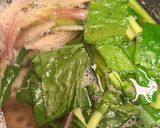 小松菜レンコン茗荷の味噌汁作り方6写真