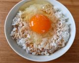 塩としょうゆの卵かけご飯作り方1写真