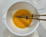 お出汁たっぷり、にらと豆腐の卵とじ作り方1写真